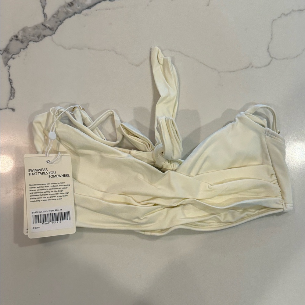 Monday Swimwear - Bordeaux Bikini Top - Ivory